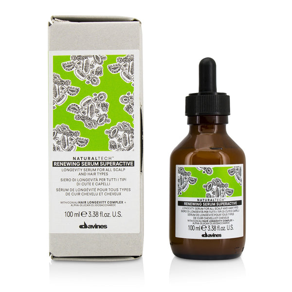 Davines Natural Tech Renewing Serum Superactive (For All Scalp and Hair Types)  100ml/3.38oz