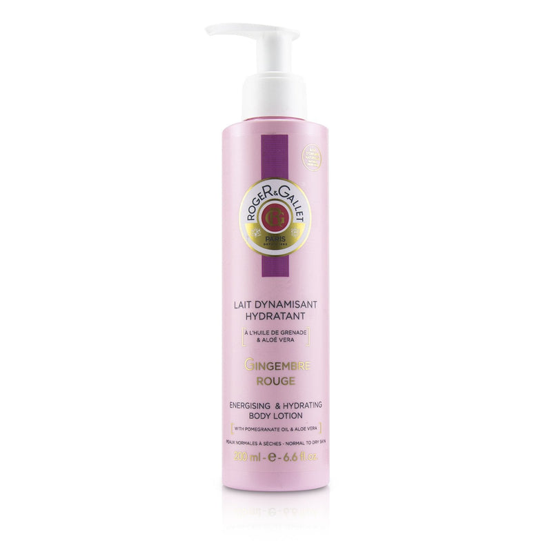 Roger & Gallet Gingembre Rouge Energising & Hydrating Body Lotion (with Pump) 