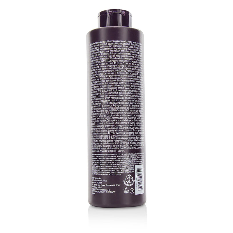 Joico Color Balance Purple Conditioner (Eliminates Brassy/Yellow Tones on Blonde/Gray Hair) 