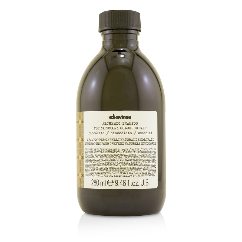 Davines Alchemic Shampoo - # Chocolate (For Natural & Coloured Hair)  280ml/9.46oz