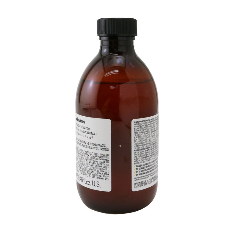 Davines Alchemic Shampoo - # Golden (For Natural & Coloured Hair)  280ml/9.46oz