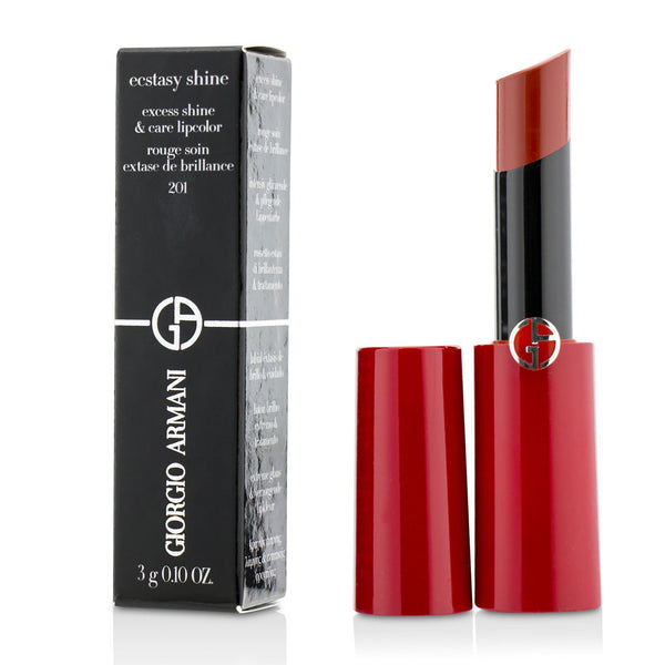 Giorgio Armani Ecstasy Shine Excess Shine & Care Lipcolor - # 201 Scarlatto  3g/0.1oz
