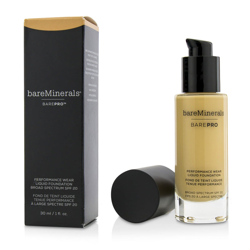 BareMinerals BarePro Performance Wear Liquid Foundation SPF20 - # 12 Warm Natural  30ml/1oz