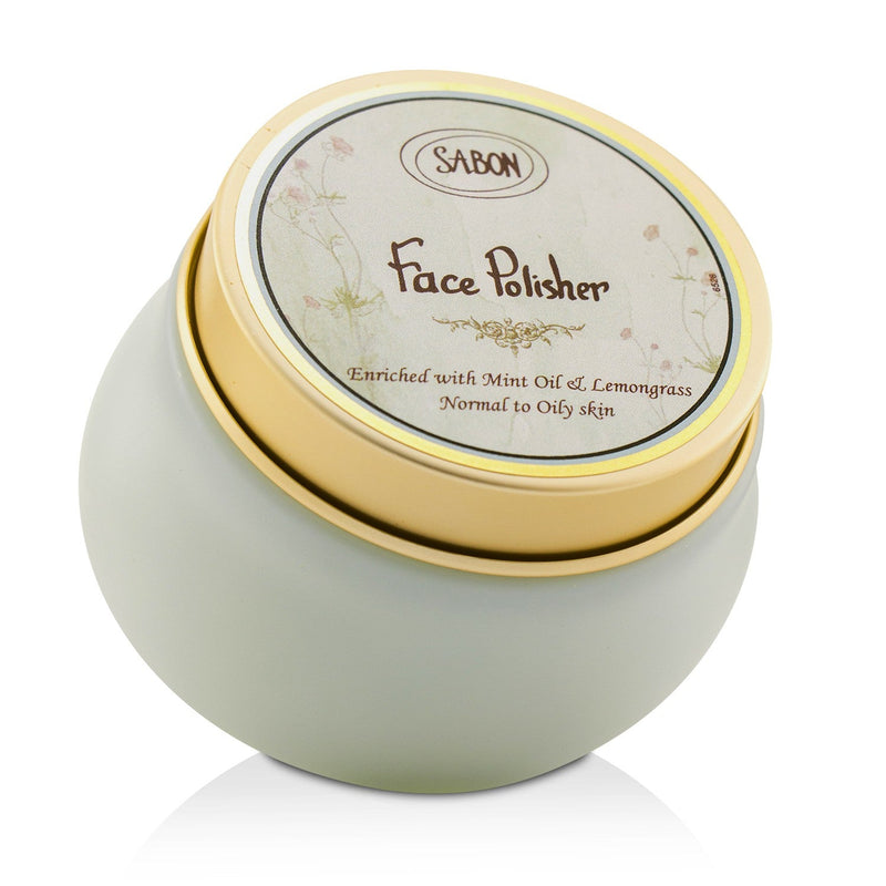Sabon Face Polisher with Mint Oil & Lemongrass - Normal to Oily Skin  200ml/1.05oz