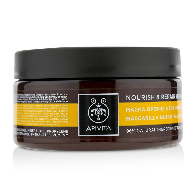 Apivita Nourish & Repair Hair Mask with Olive & Honey  200ml/6.76oz