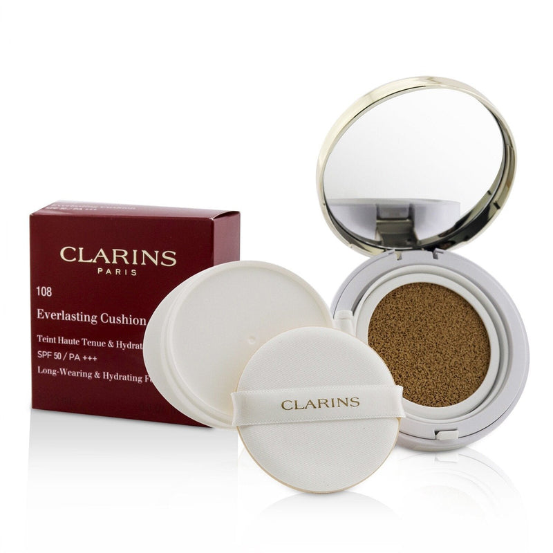 Clarins Everlasting Cushion Foundation SPF 50 - # 108 Sand 