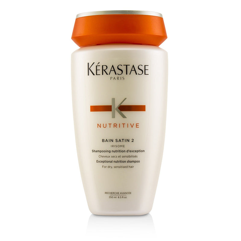 Kerastase Nutritive Bain Satin 2 Exceptional Nutrition Shampoo (For Dry, Sensitised Hair)  250ml/8.5oz