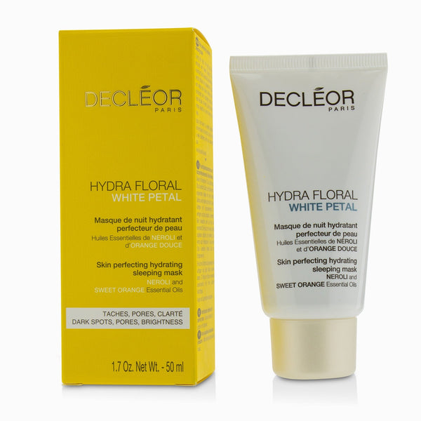 Decleor Hydra Floral White Petal Neroli & Sweet Orange Skin Perfecting Hydrating Sleeping Mask 