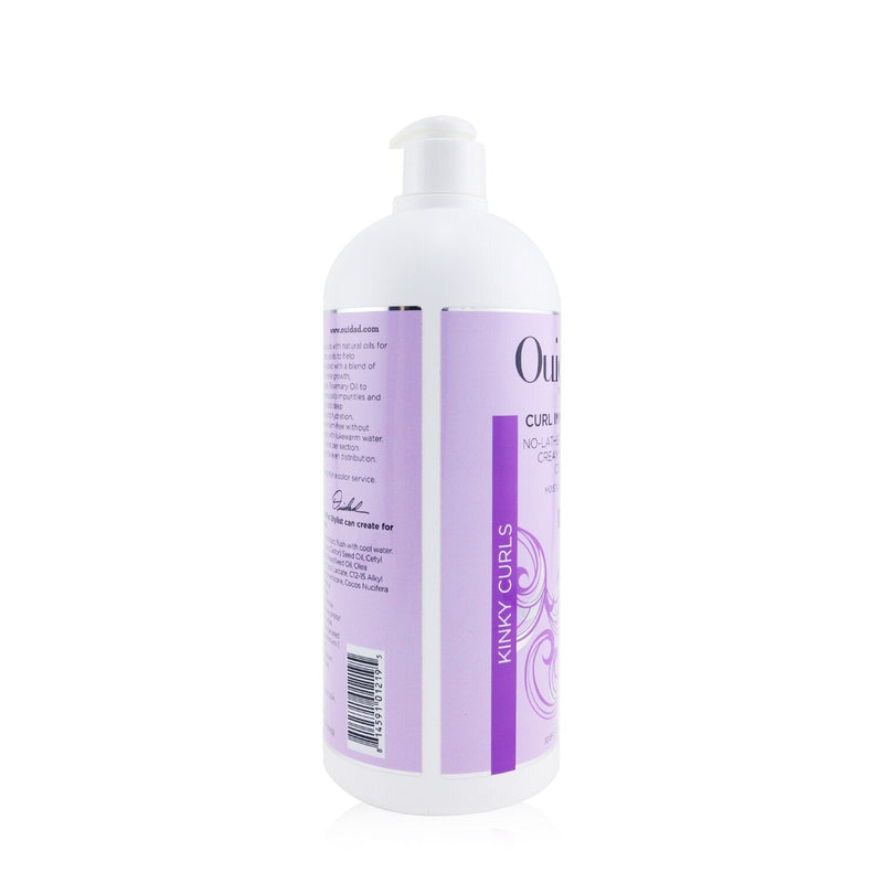 Ouidad Curl Immersion No-Lather Coconut Cream Cleansing Conditioner (Kinky Curls)  1000ml/33.8oz