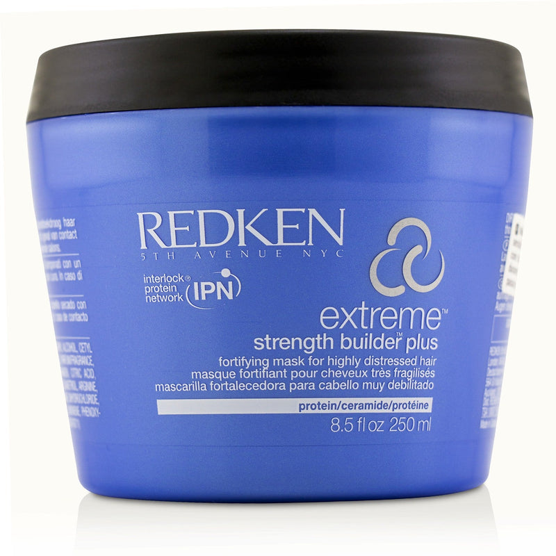 Redken Extreme Strength Builder Plus Fortifying Mask (For Highly Distressed Hair)  250ml/8.5oz