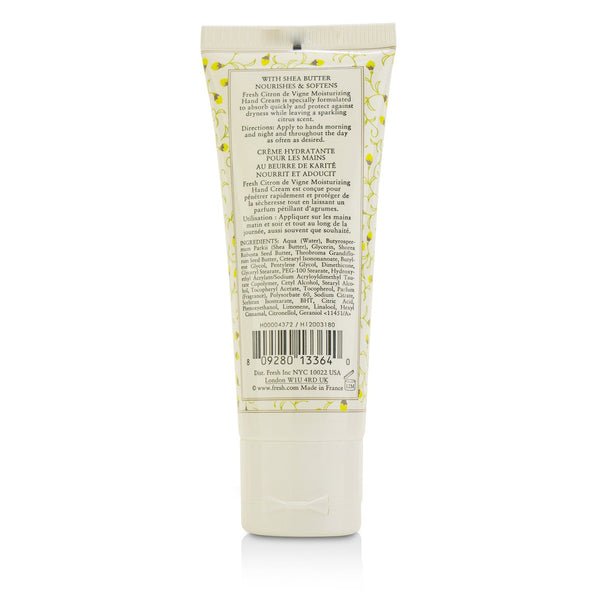 Fresh Citron De Vigne Moisturizing Hand Cream 