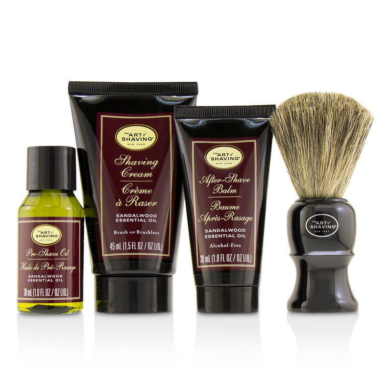 The Art Of Shaving The 4 Elements of the Perfect Shave Mid-Size Kit - Sandalwood 
