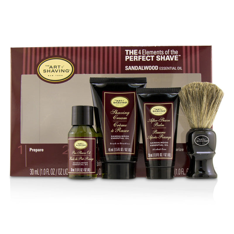 The Art Of Shaving The 4 Elements of the Perfect Shave Mid-Size Kit - Sandalwood 