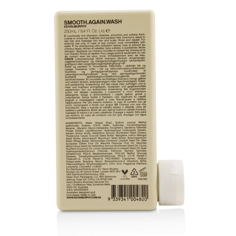 Kevin.Murphy Smooth.Again.Wash (Smoothing Shampoo - For Thick, Coarse Hair)  250ml/8.4oz