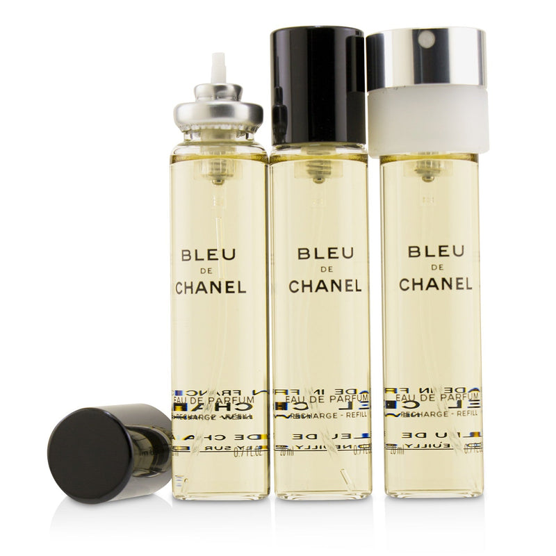 Chanel Bleu De Chanel Eau De Parfum Twist & Spray Refill  3x20ml