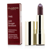 Clarins Joli Rouge Brillant (Moisturizing Perfect Shine Sheer Lipstick) - # 744S Plum  3.5g/0.1oz