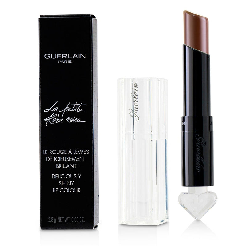 Guerlain La Petite Robe Noire Deliciously Shiny Lip Colour - #017 Leather Coffee  2.8g/0.09oz