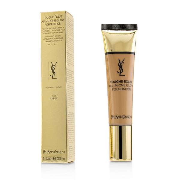 Yves Saint Laurent Touche Eclat All In One Glow Foundation SPF 23 - # B60 Amber 
