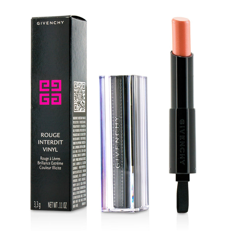 Givenchy Rouge Interdit Vinyl Extreme Shine Lipstick - # 02 Beige Indecent  3.3g/0.11oz
