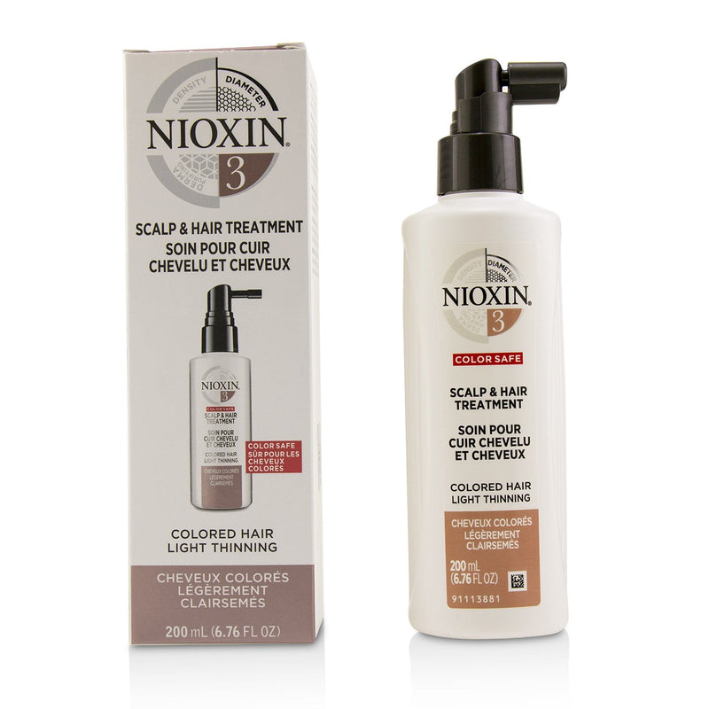 Nioxin Diameter System 3 Scalp & Hair Treatment (Colored Hair, Light Thinning, Color Safe)  200ml/6.76oz