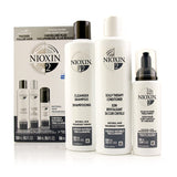 Nioxin 3D Care System Kit 2 - For Natural Hair, Progressed Thinning, Light Moisture 3pcs