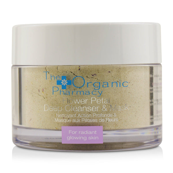The Organic Pharmacy Flower Petal Deep Cleanser & Mask - For Radiant Glowing Skin 
