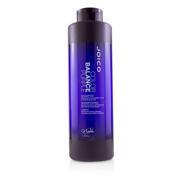 Joico Color Balance Purple Shampoo (Eliminates Brassy/Yellow Tones on Blonde/Gray Hair) 