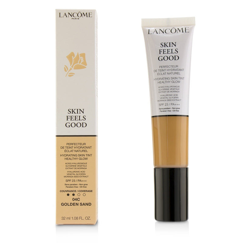 Lancome Skin Feels Good Hydrating Skin Tint Healthy Glow SPF 23 - # 04C Golden Sand  32ml/1.08oz