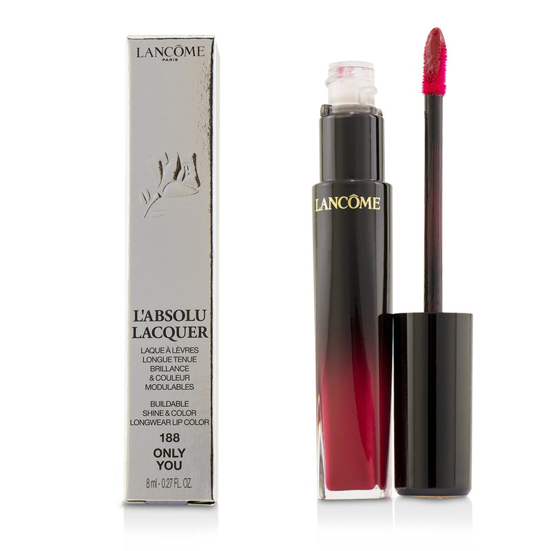 Lancome L'Absolu Lacquer Buildable Shine & Color Longwear Lip Color - # 188 Only You 