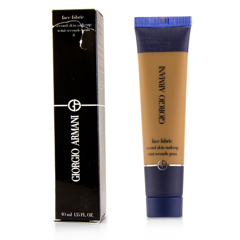 Giorgio Armani Face Fabric Second Skin Lightweight Foundation - # 8 (Box Slightly Damaged)  40ml/1.35oz
