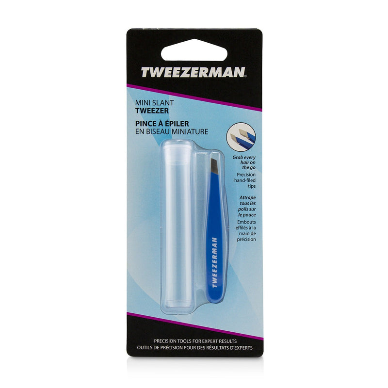 Tweezerman Mini Slant Tweezer - Bahama Blue 