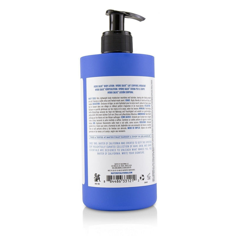 Baxter Of California Hydro Salve Body Lotion 