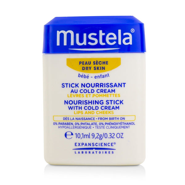 Mustela Nourishing Stick With Cold Cream (Lips & Cheeks) - For Dry Skin 