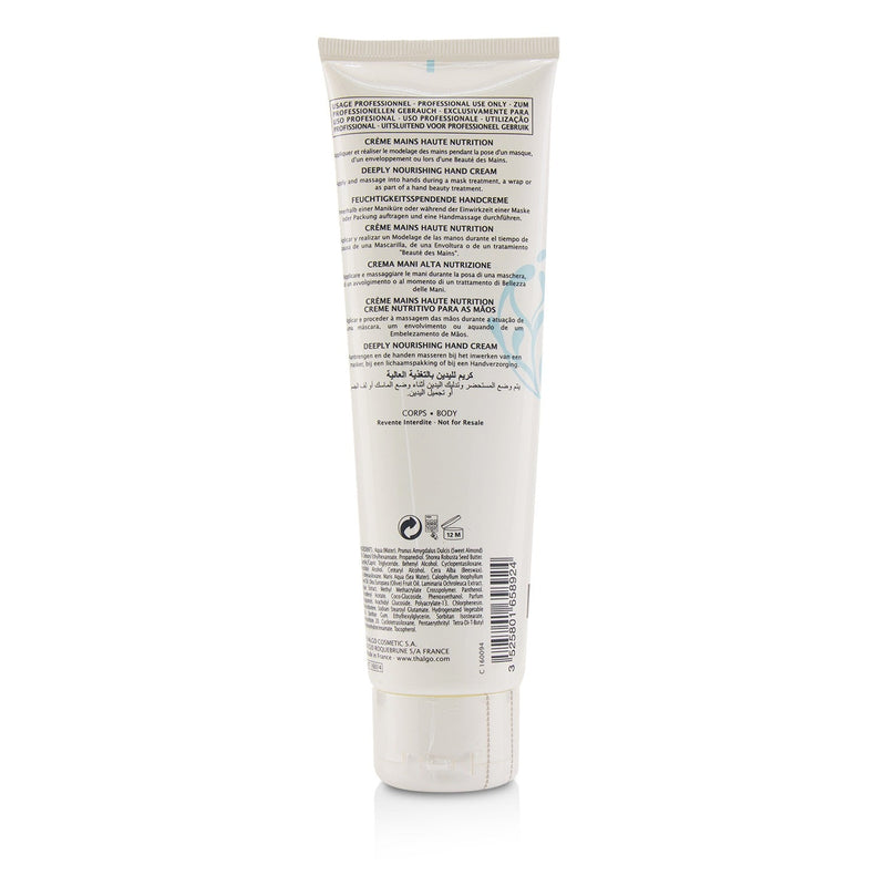 Thalgo Cold Cream Marine Deeply Nourishing Hand Cream - For Dry, Very Dry Hands (Salon Size)  150ml/5.07oz