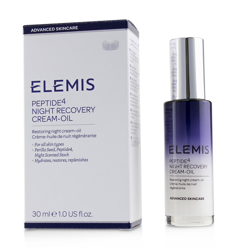 Elemis Peptide4 Night Recovery Cream-Oil 