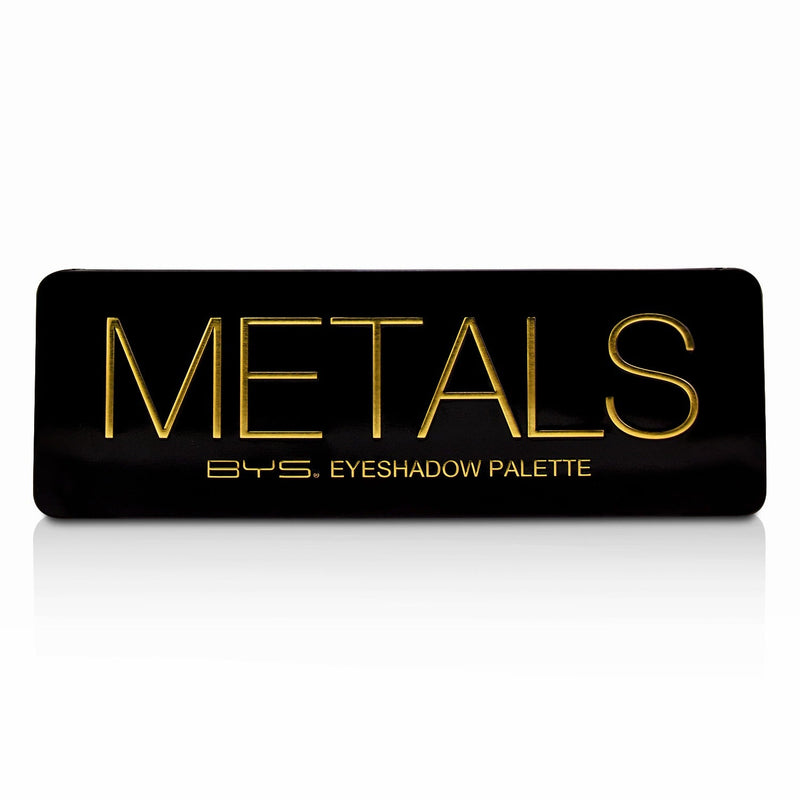 BYS Eyeshadow Palette (12x Eyeshadow, 2x Applicator) - Metals 