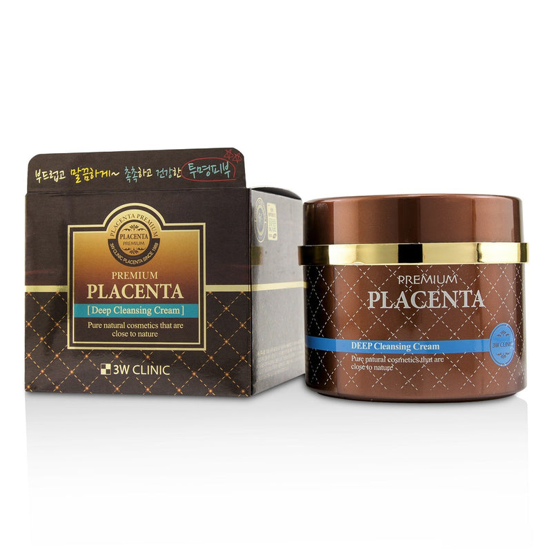 3W Clinic Premium Placenta Deep Cleansing Cream 