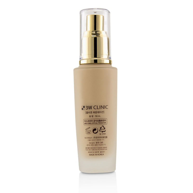 3W Clinic Collagen Foundation - # 23 (Natural Beige)  50ml/1.67oz