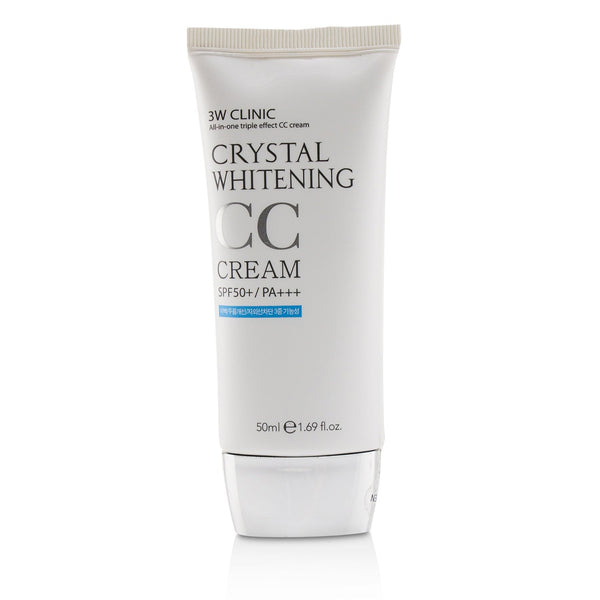 3W Clinic Crystal Whitening CC Cream SPF 50+/PA+++ - #01 Glitter Beige 