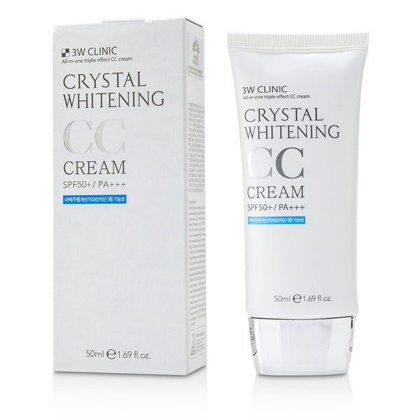 3W Clinic Crystal Whitening CC Cream SPF 50+/PA+++ - #01 Glitter Beige 