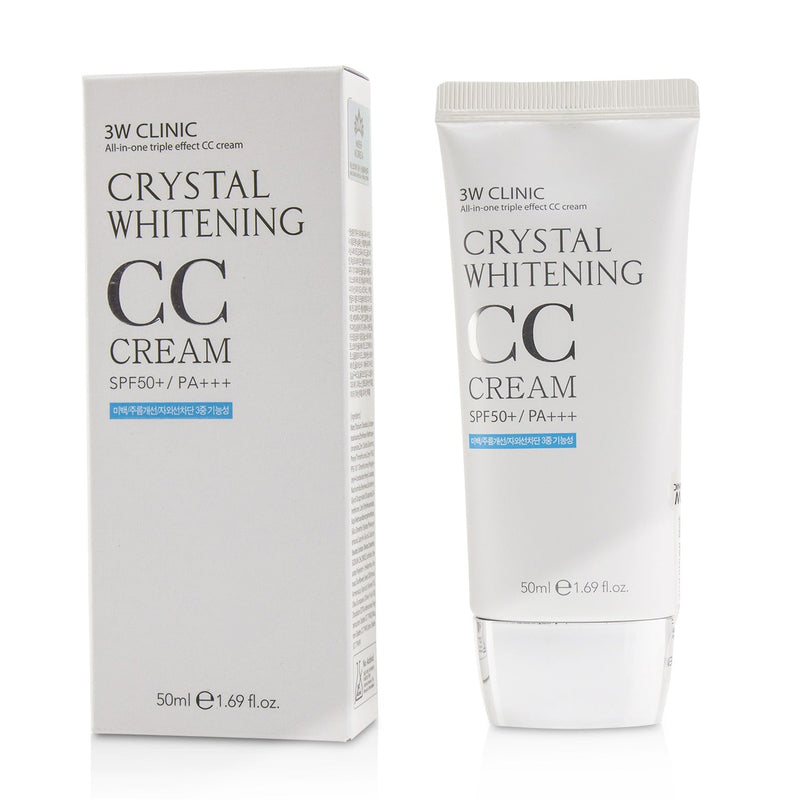 3W Clinic Crystal Whitening CC Cream SPF 50+/PA+++ - #02 Natural Beige 