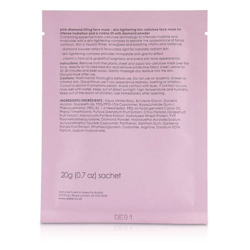 Rodial Pink Diamond Lifting Face Mask 