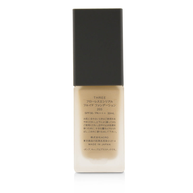 THREE Flawless Ethereal Fluid Foundation SPF36 - # 203  30ml/1oz