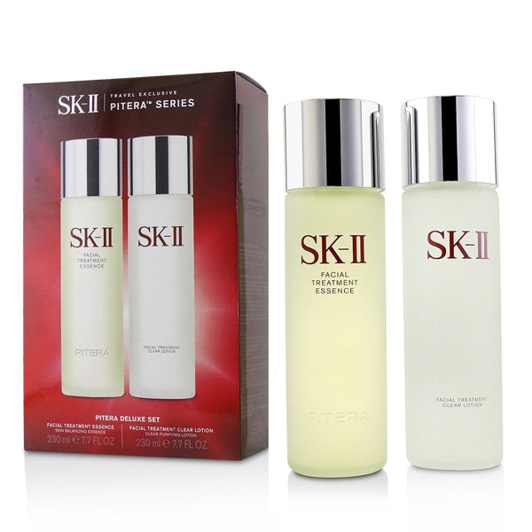 SK II Pitera Deluxe Set: Facial Treatment Clear Lotion 230ml + Facial Treatment Essence 230ml 09125  2x230ml/7.77oz