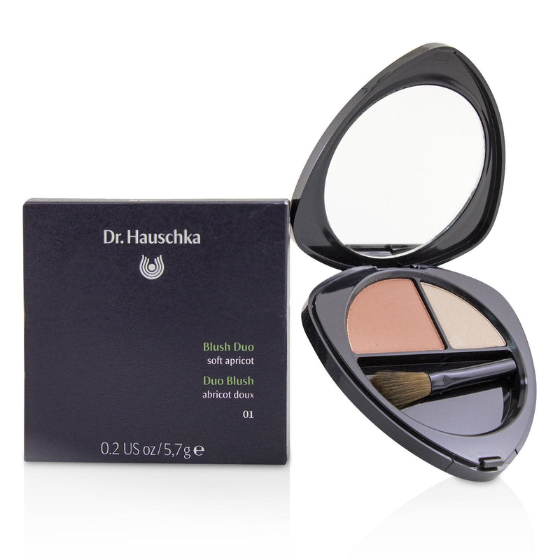 Dr. Hauschka Blush Duo - # 01 Soft Apricot  5.7g/0.2oz