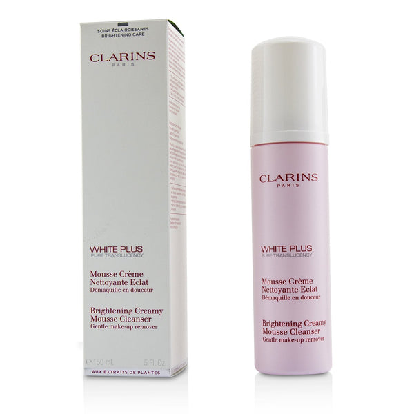 Clarins White Plus Pure Translucency Brightening Creamy Mousse Cleanser 