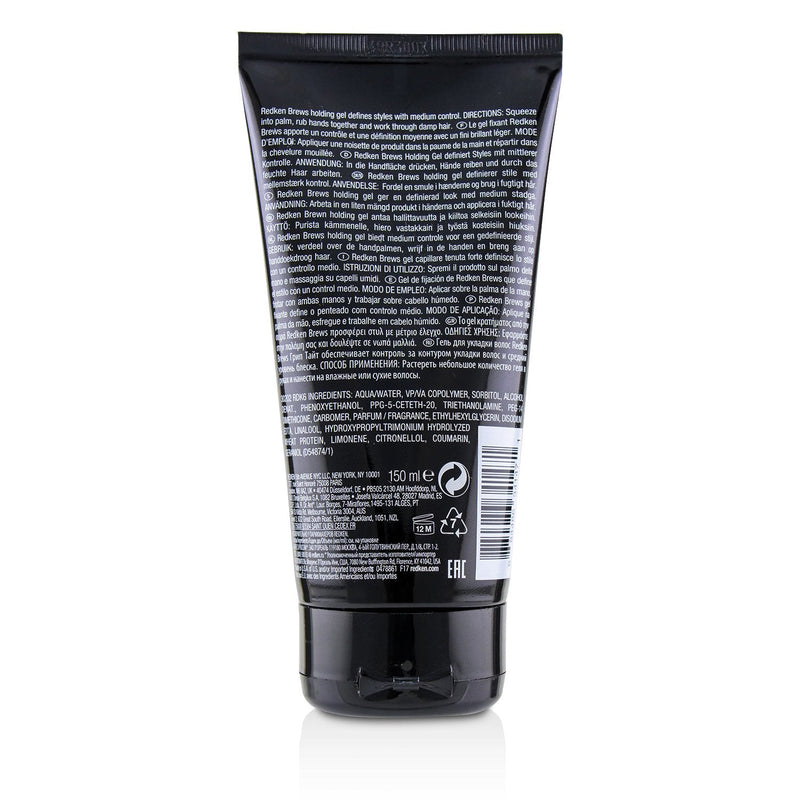 Redken Brews Grip Tight Holding Gel (Medium Control / Medium Shine) 