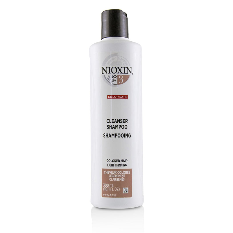 Nioxin Derma Purifying System 3 Cleanser Shampoo (Colored Hair, Light Thinning, Color Safe) 