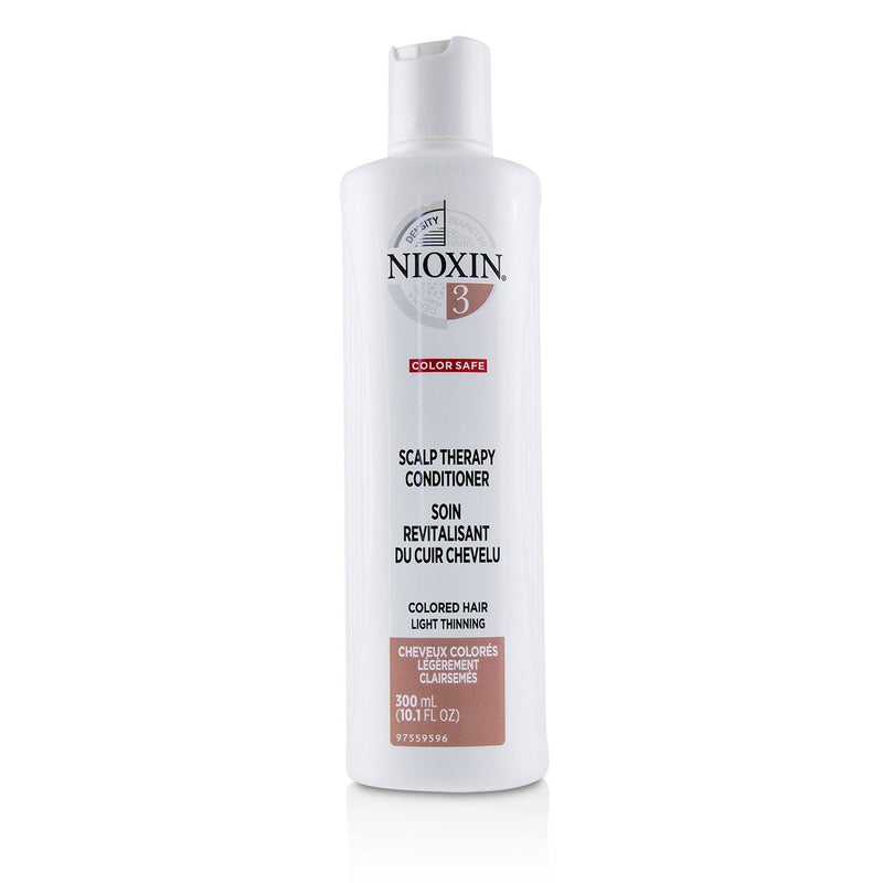 Nioxin Density System 3 Scalp Therapy Conditioner (Colored Hair, Light Thinning, Color Safe) 