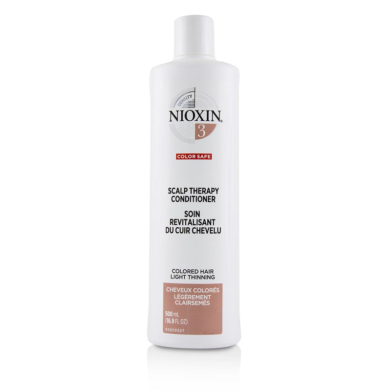 Nioxin Density System 3 Scalp Therapy Conditioner (Colored Hair, Light Thinning, Color Safe) 